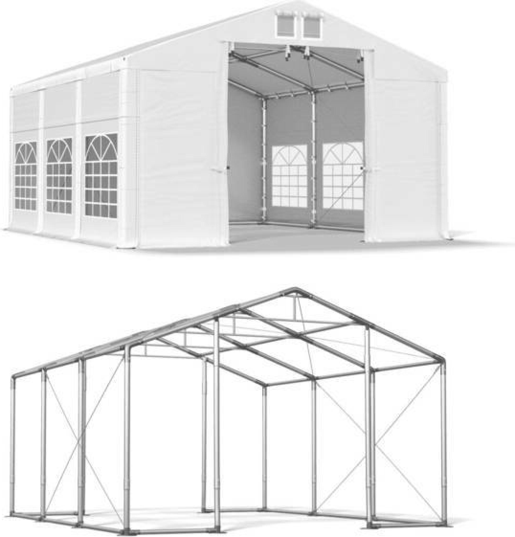 Saison Tent 4x6 Weiß WINTER PLUS ISD