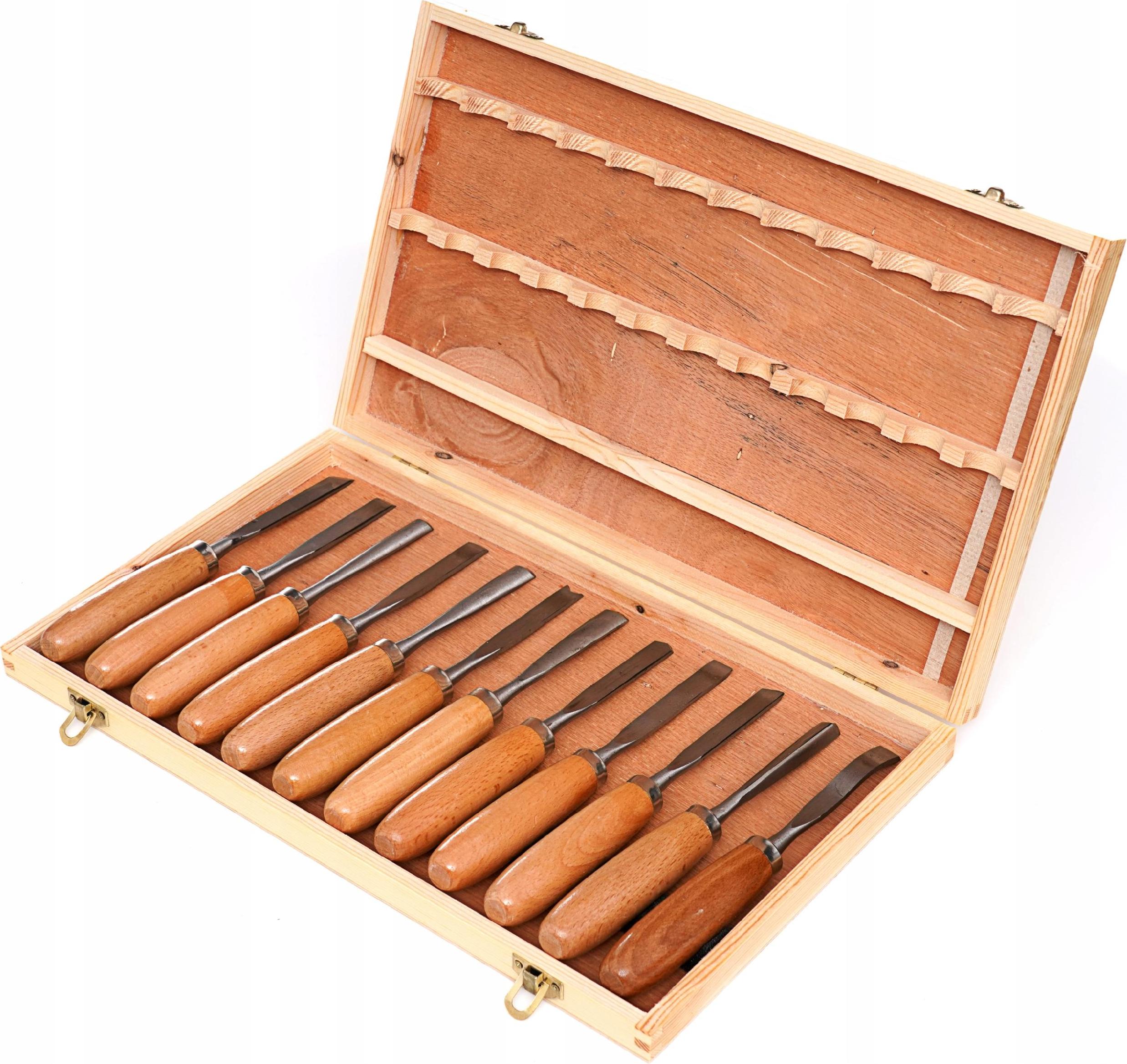 KRAFT&DELE Profi-Schnitzwerkzeug Set 12-tlg. KD11775