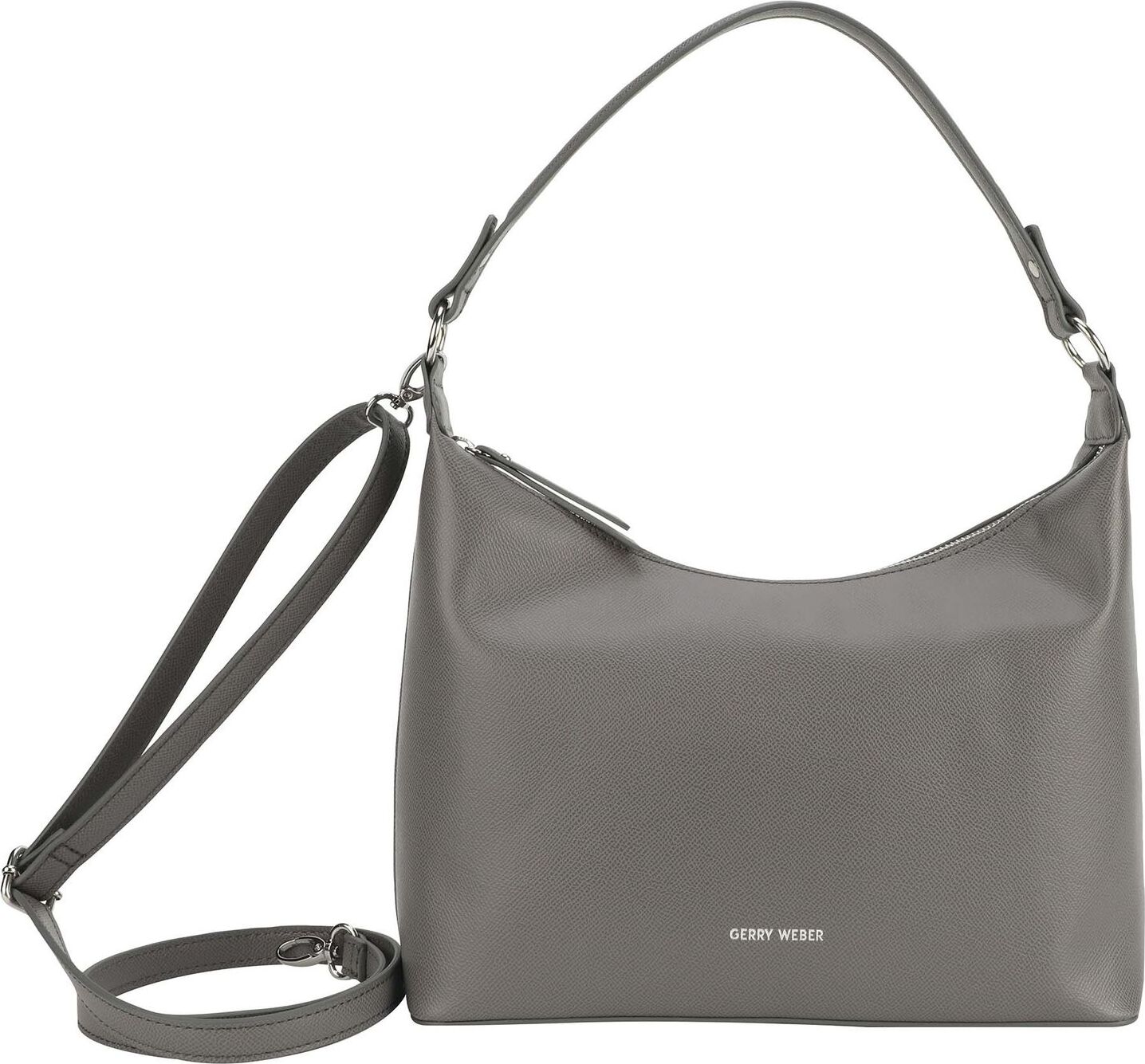 GERRY WEBER Schultertasche Umhängetasche Principle Hobo MHZ Lightgrey grau 4080005618-801