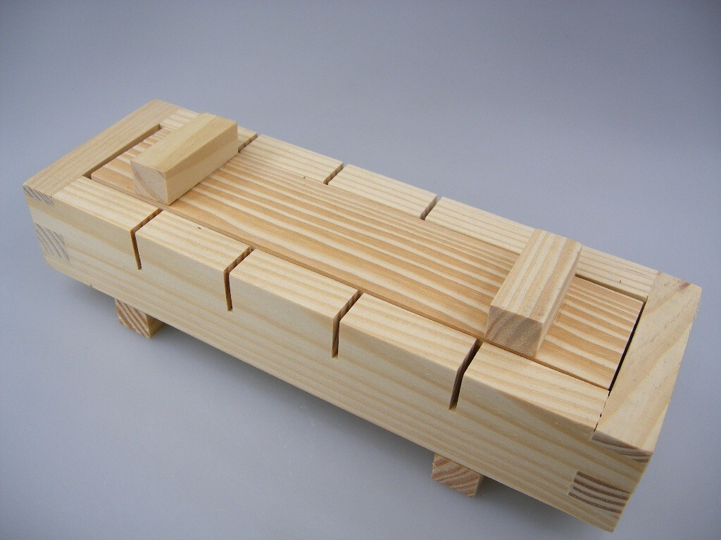 Yoaxia Sushi Maker [ Sushi Battera 21 x 7cm ] für Press-Sushi / Oshi-Zushi / Holzschablone 2681