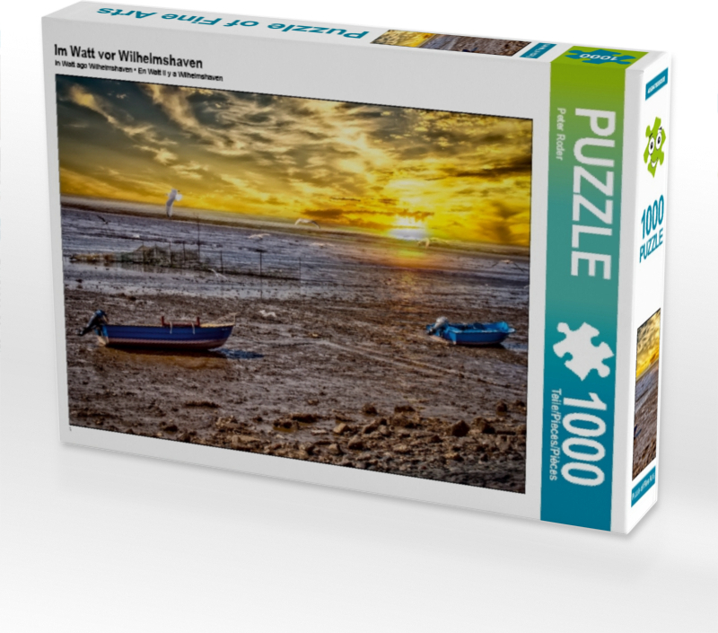 Calvendo Im Watt vor Wilhelmshaven 1000 Teile Puzzle quer 640x480mm, Roder Peter; 7379140