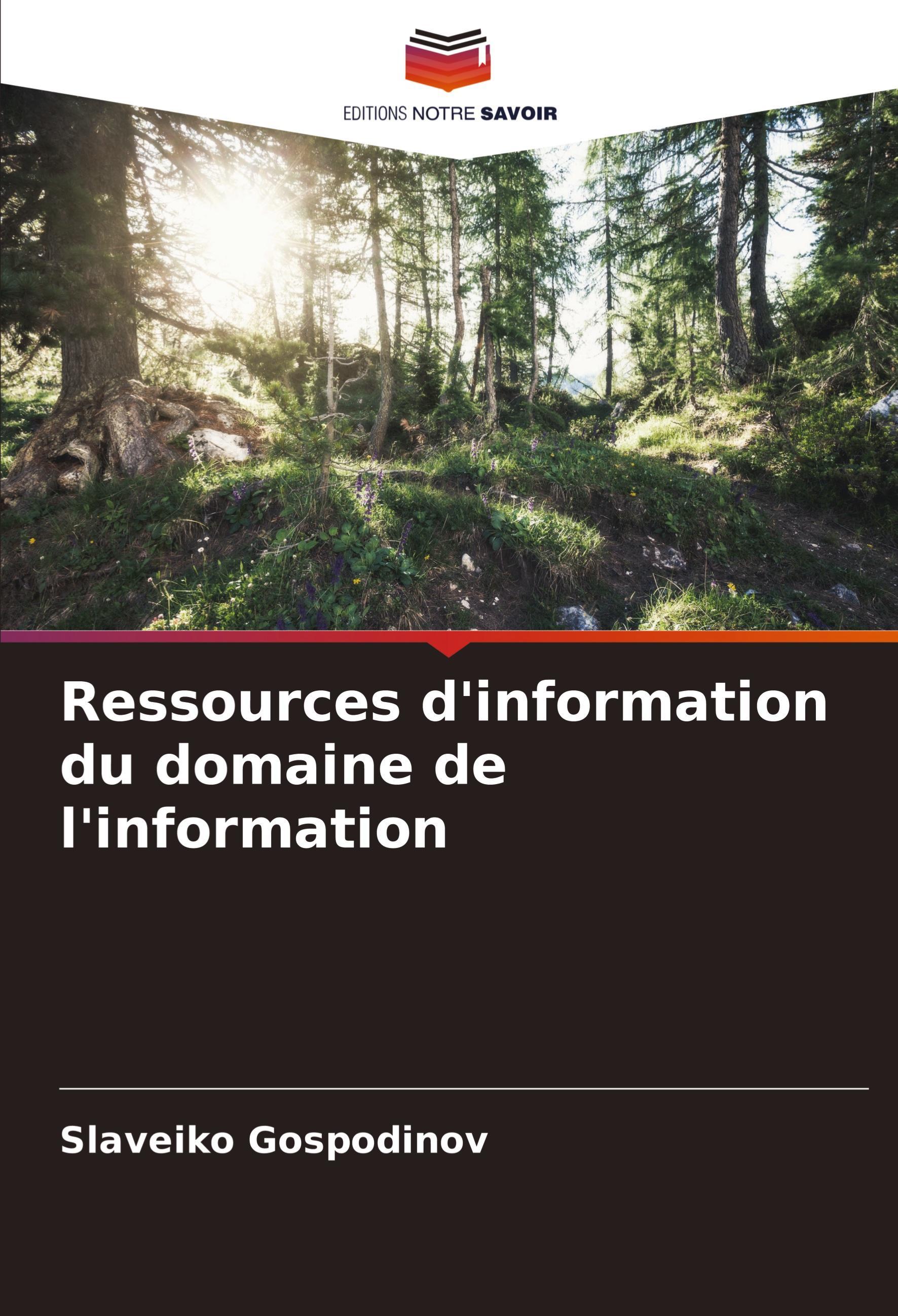 Sonstige Verlage Ressources d'information du domaine de l'information