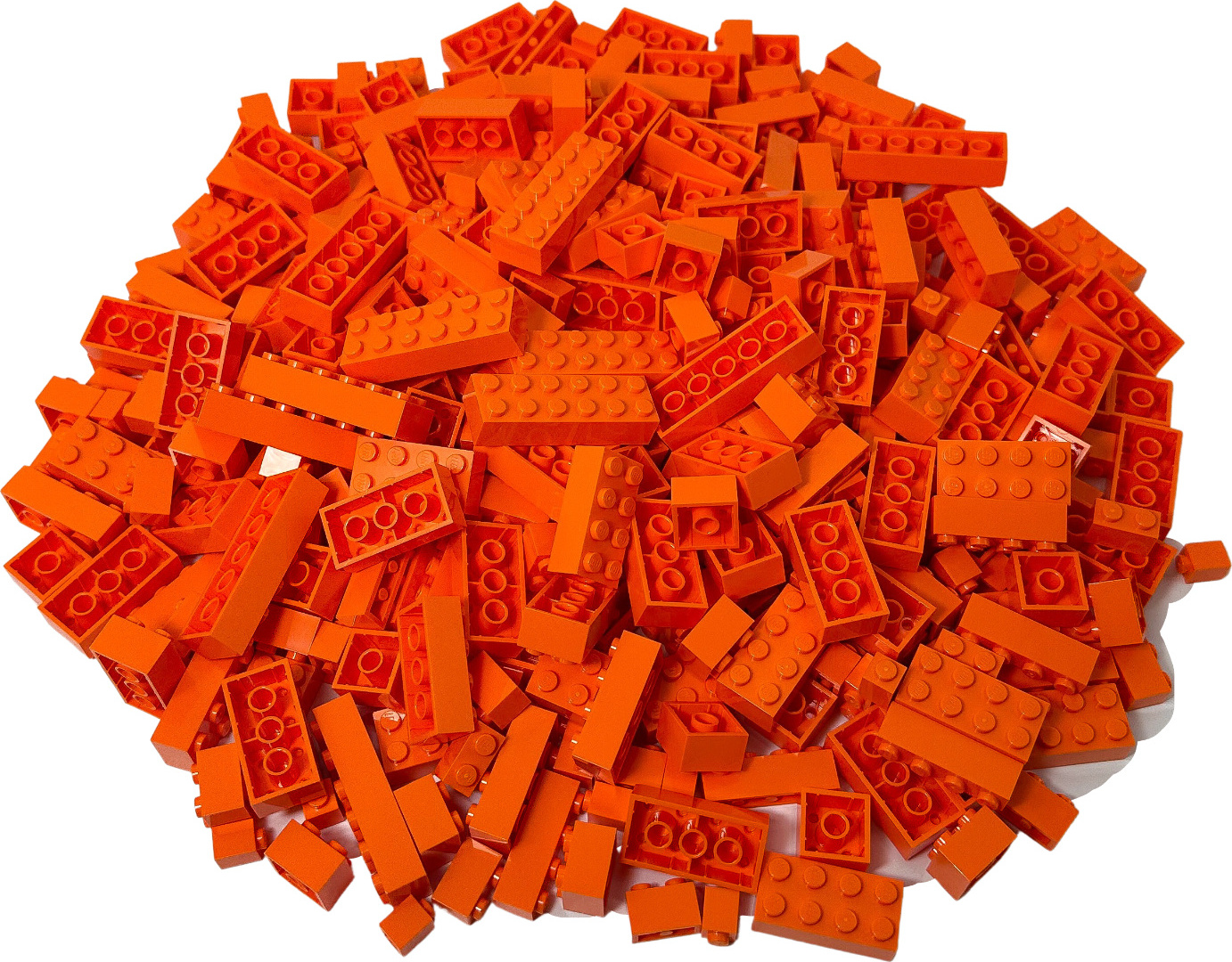 LEGO® Stavebné kocky Vysoká oranžová základná zmes - NOVINKA! Množstvo 500x