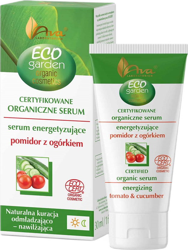 Ava Laboratorium Eco Garden Verjüngungsserum mit Tomate & Gurke 35+, 30ml