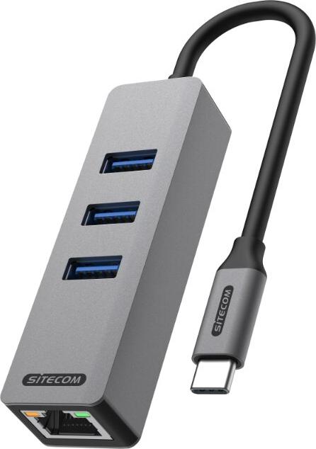 Sitecom USB-C na Ethernet + 3x USB hub (AD-1008)