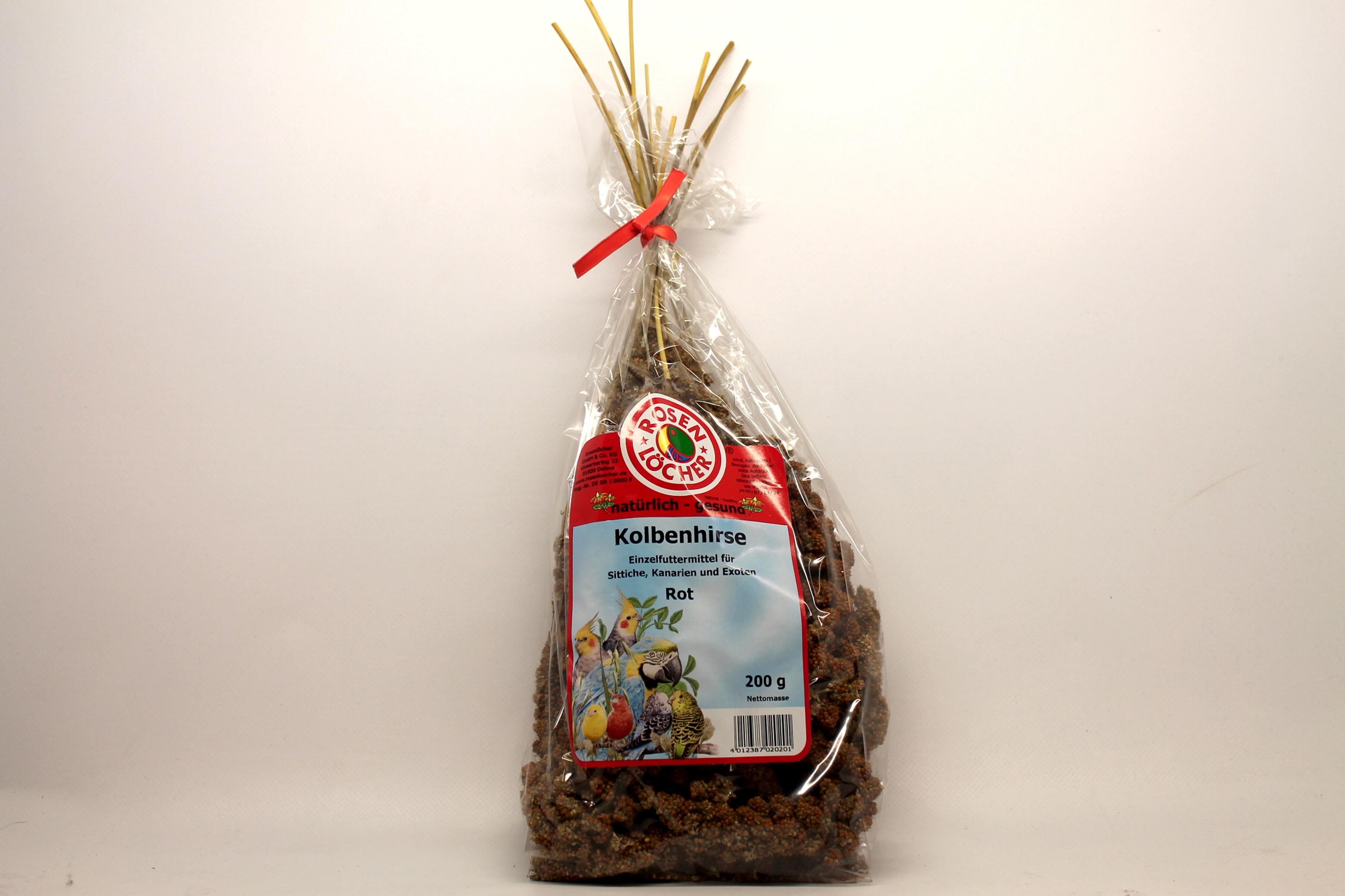 Rosenlöcher GmbH & Co. Spezialfuttermittel und Heimtiernahrung KG Rosenlöcher Kolbenhirse rot Futtermittel 02020