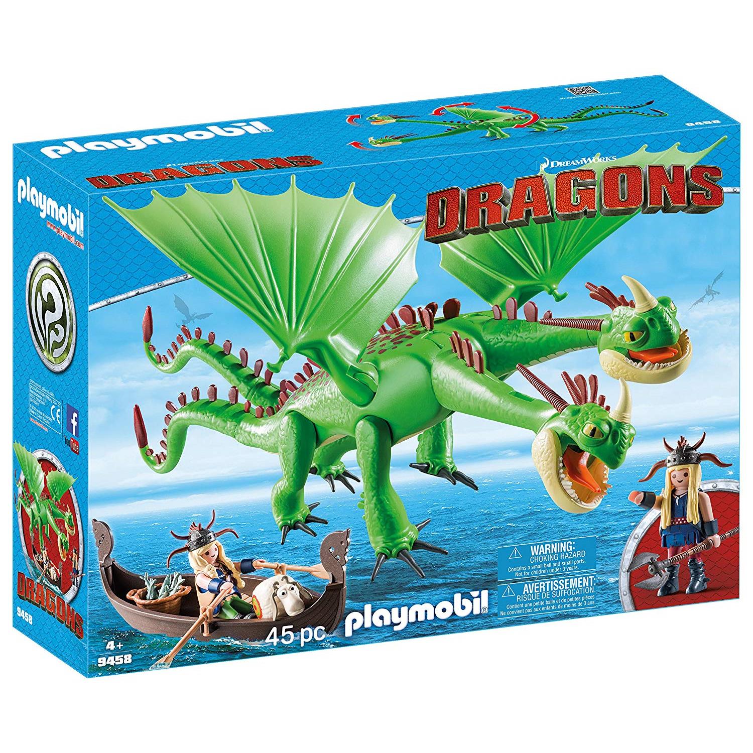 PLAYMOBIL 9458 Dragons Raffnuss und Taffnuss mit Kotz und Würg