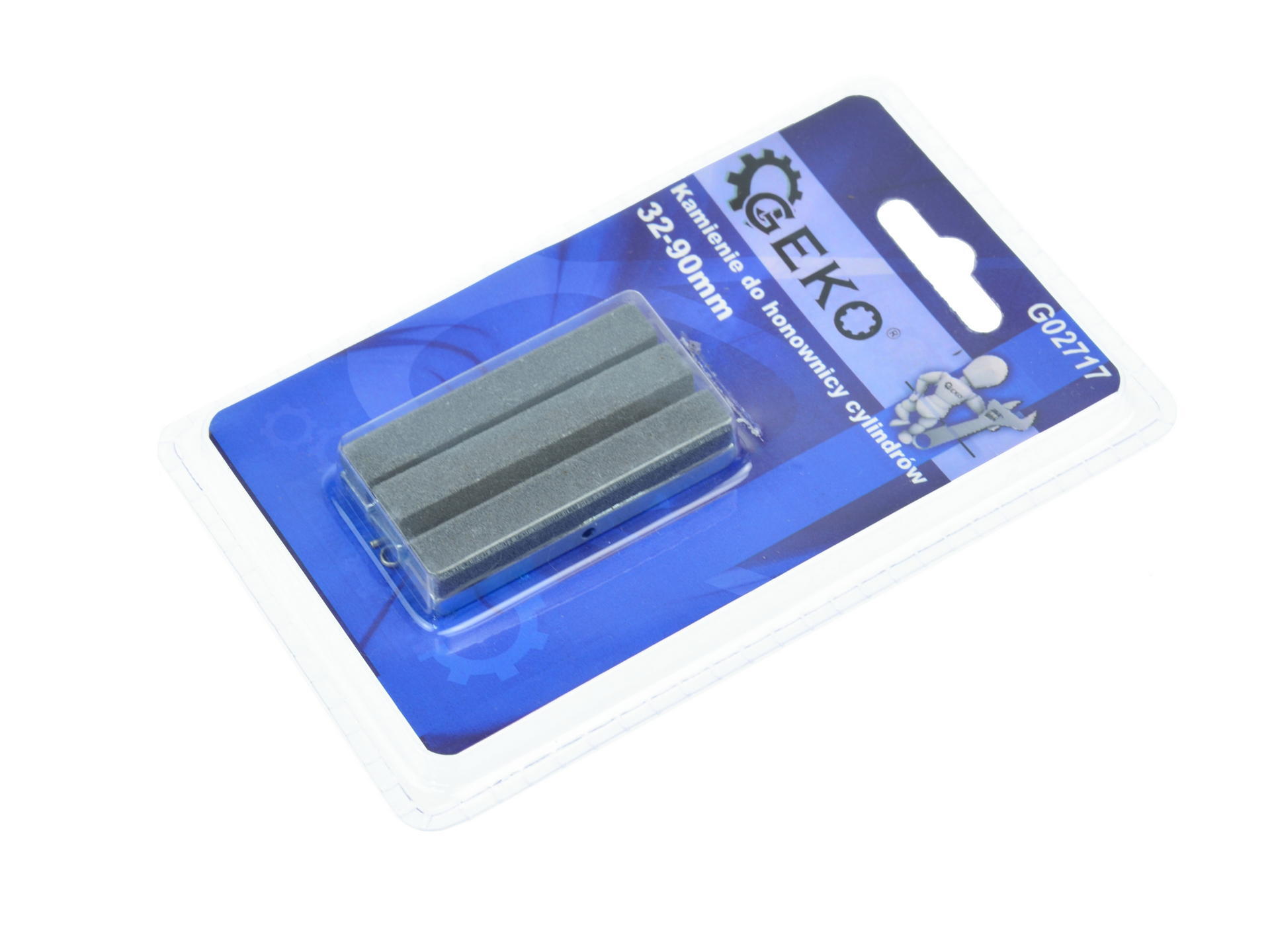 Geko BSD Ersatz Honwerkzeugsteine - Ersatzsteine für 32-90mm Zylinder Honwerkzeug - L = 50mm - 3 Teilig