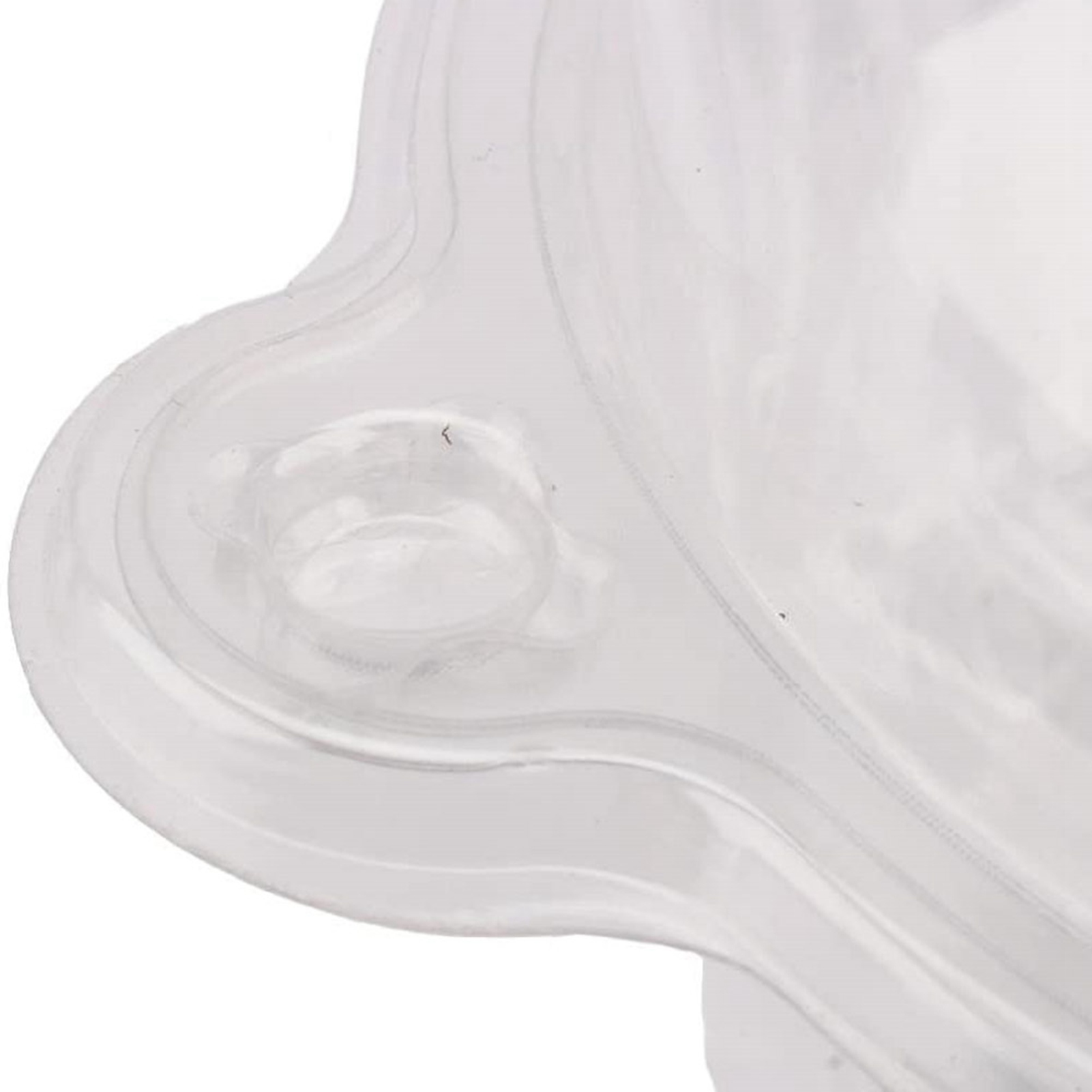 Cocosity 400 transparente Kunststoff-Cupcake-Boxen, Einzelkuchenförmchen, Muffinformen, Kuppelhalter