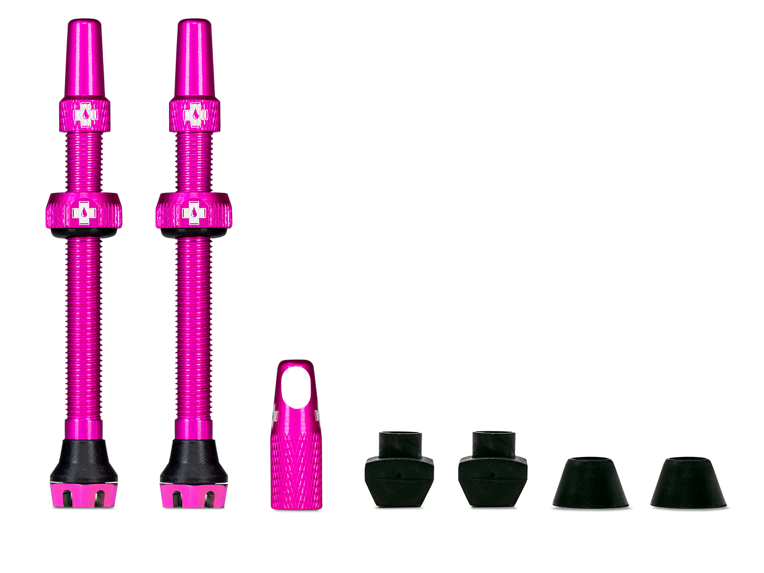 Muc-Off Muc Off Fahrradventil Valve Kit V2 , pink, 60 mu-tir-2051