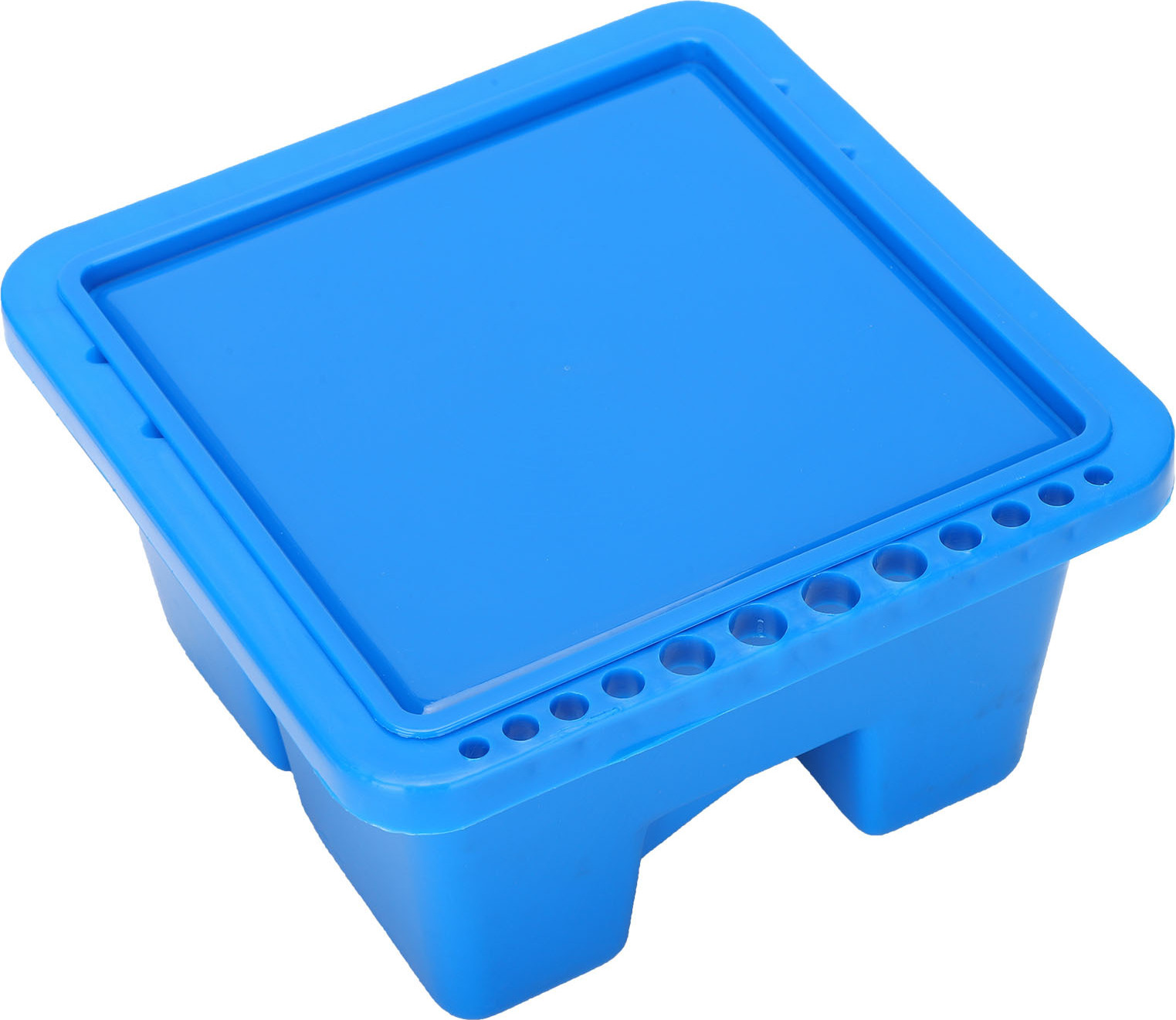 Cocosity Künstler Pinselbecken,Pinselbecken,Pinselbecken mit Halter,Multifunktionales Pinselbecken,Quadratisches Pinselbecken,Kunstzubehör