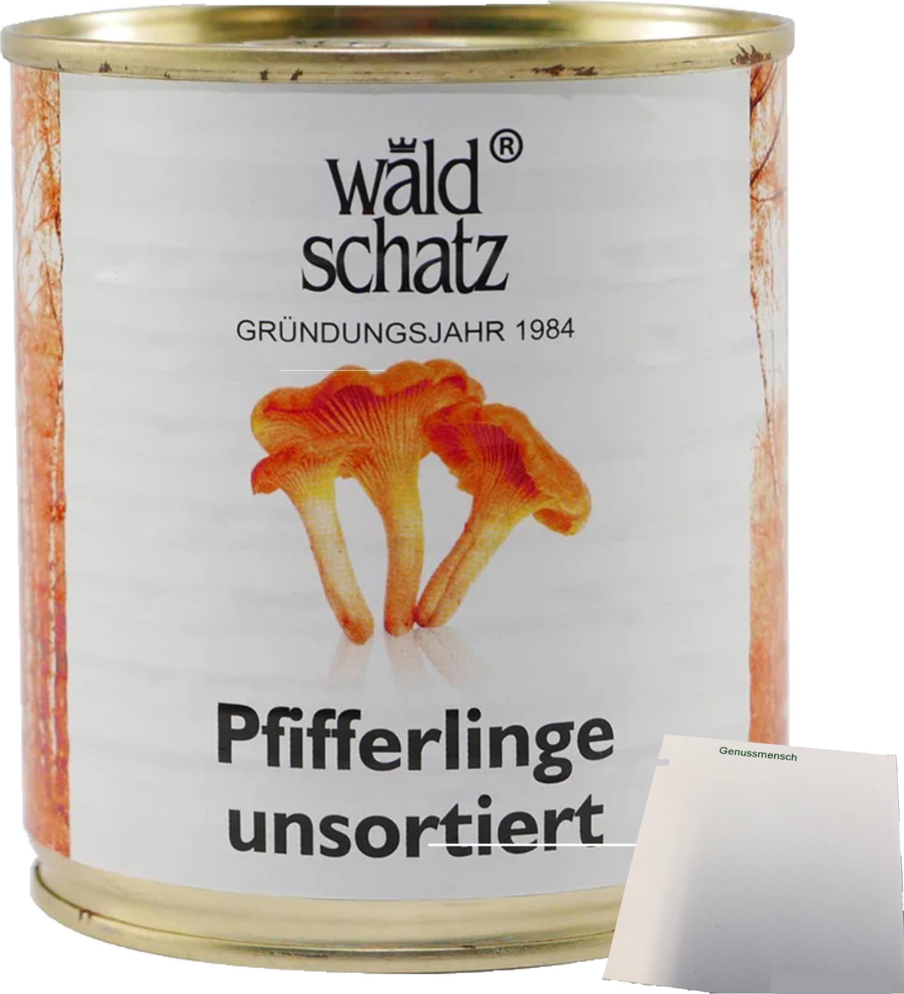 Waldschatz Pfifferlinge (290g Dose) + usy Block