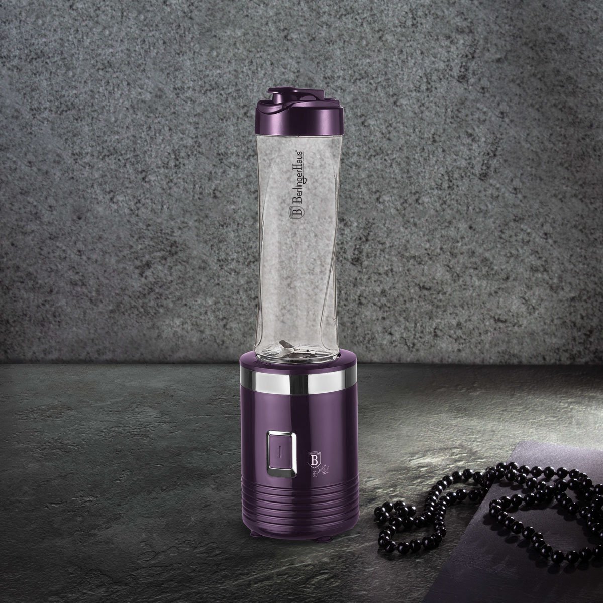 Mixer Blender Stabmixer Handmixer Smoothie Maker Berlinger Haus PURPLE ECLIPSE Smoothie-Mixer 250 Watt HOMLA 385332