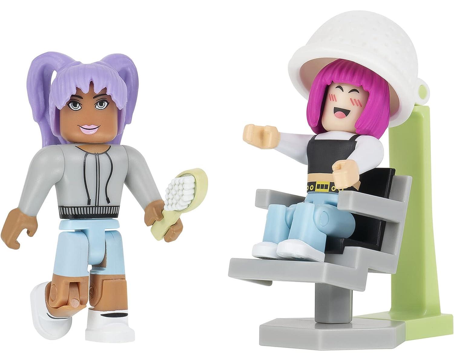 Jazwares Roblox Spielset - Brookhaven: Hair & Nails Spielfiguren Frisör JAZROG0235