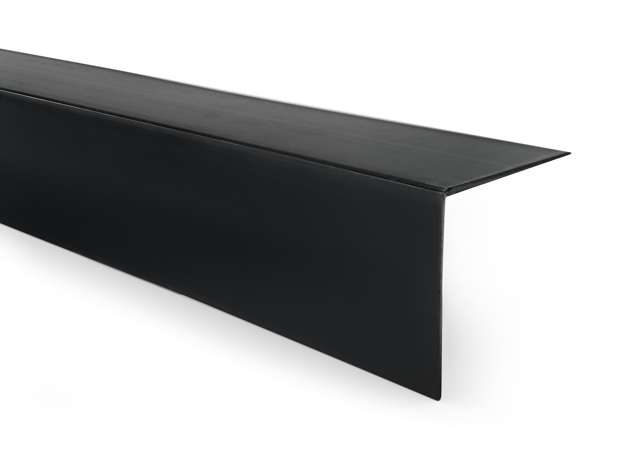 QUEST PVC PVC Winkelprofil, Selbstklebend Kantenschutz, Eckenschutz, schwarz,  50x50mm, 200m