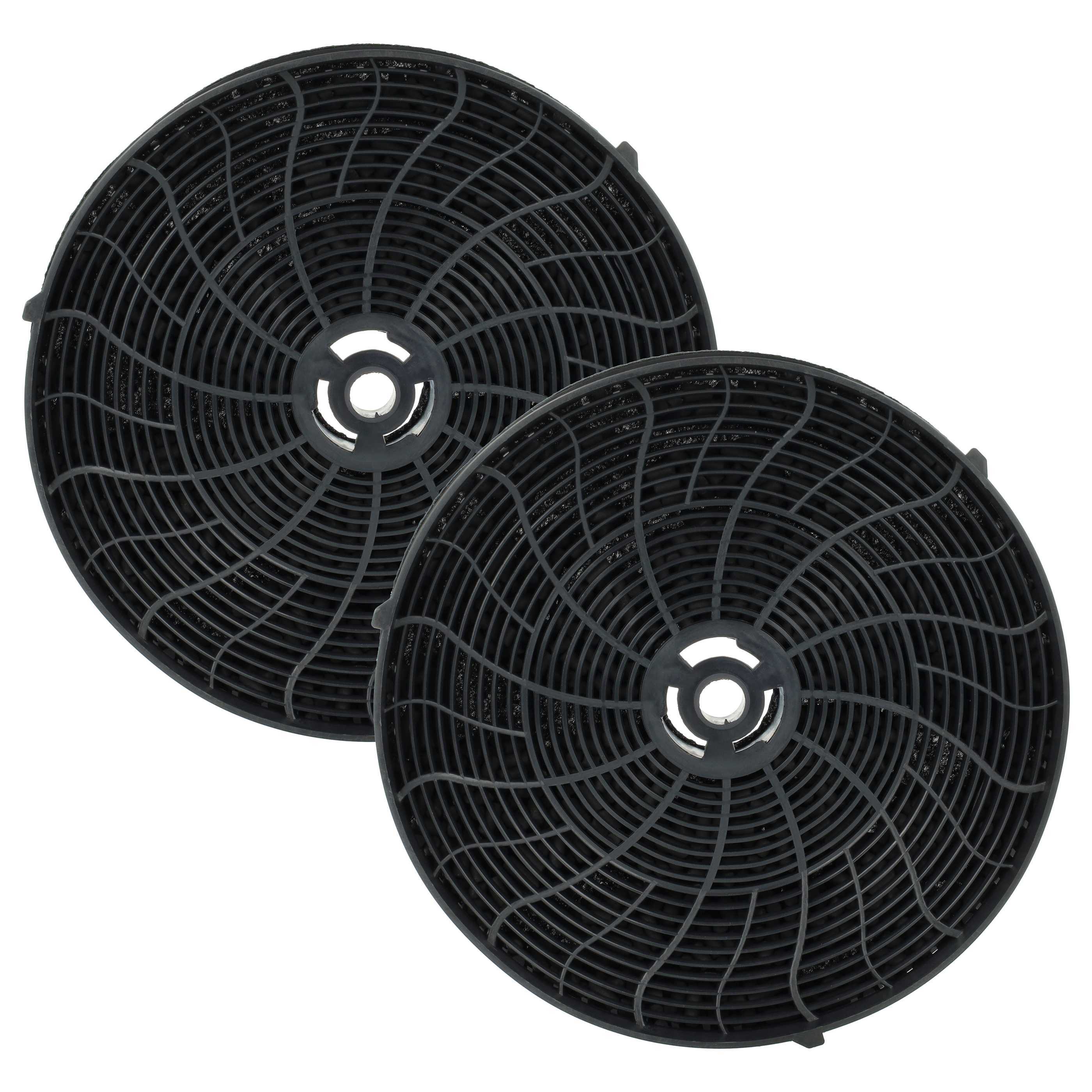 vhbw 2x Aktivkohlefilter kompatibel mit Elica Boxin Advance Plus, Boxin Advance Dry, Bloom-S, Bloom, Boxin Advance, APLOMB, Boxin Dunstabzugshaube 180875629-23