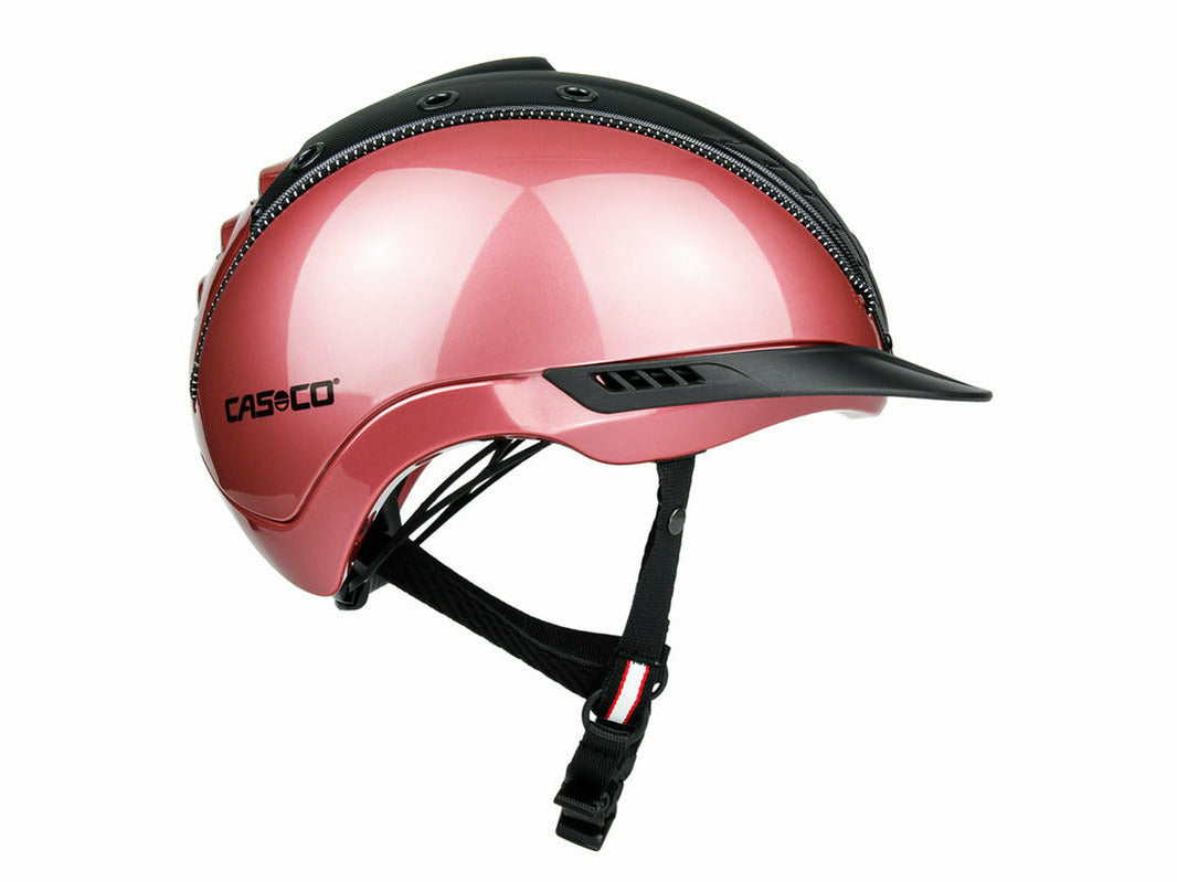 Casco Stable Casco Reithelm Mistrall-2 Edition, 50 bis 54 cm = S / eng. Rose-sw