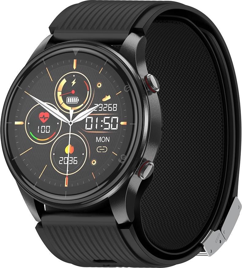 INF AMOLED Smartwatch mit Blutdruck, EKG, Bluetooth-Anruf, Blutsauerstoff und SOS 391102