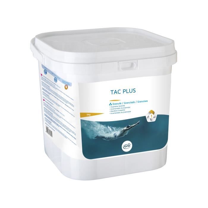 Gre Tac Plus 5kg Alkalinität-heber Weiß 5 kg Weiß 5 kg 76081