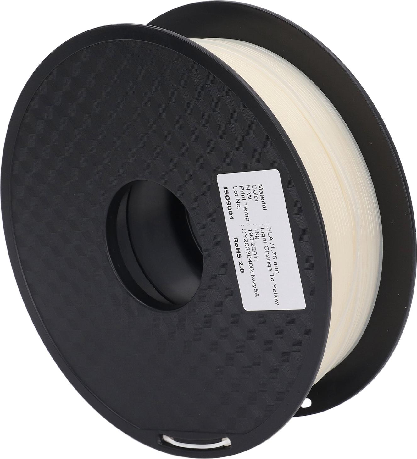 TWO TREES 3D-Drucker-PLA-Filament, wasserfest, hochtransparent, 1,75 mm, vergilbt nach Sonneneinstrahlung