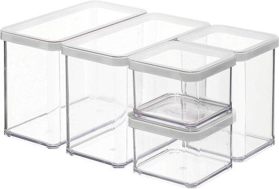 OEM Transparente Kunststoffboxen Set von 5 BPA-frei 2026
