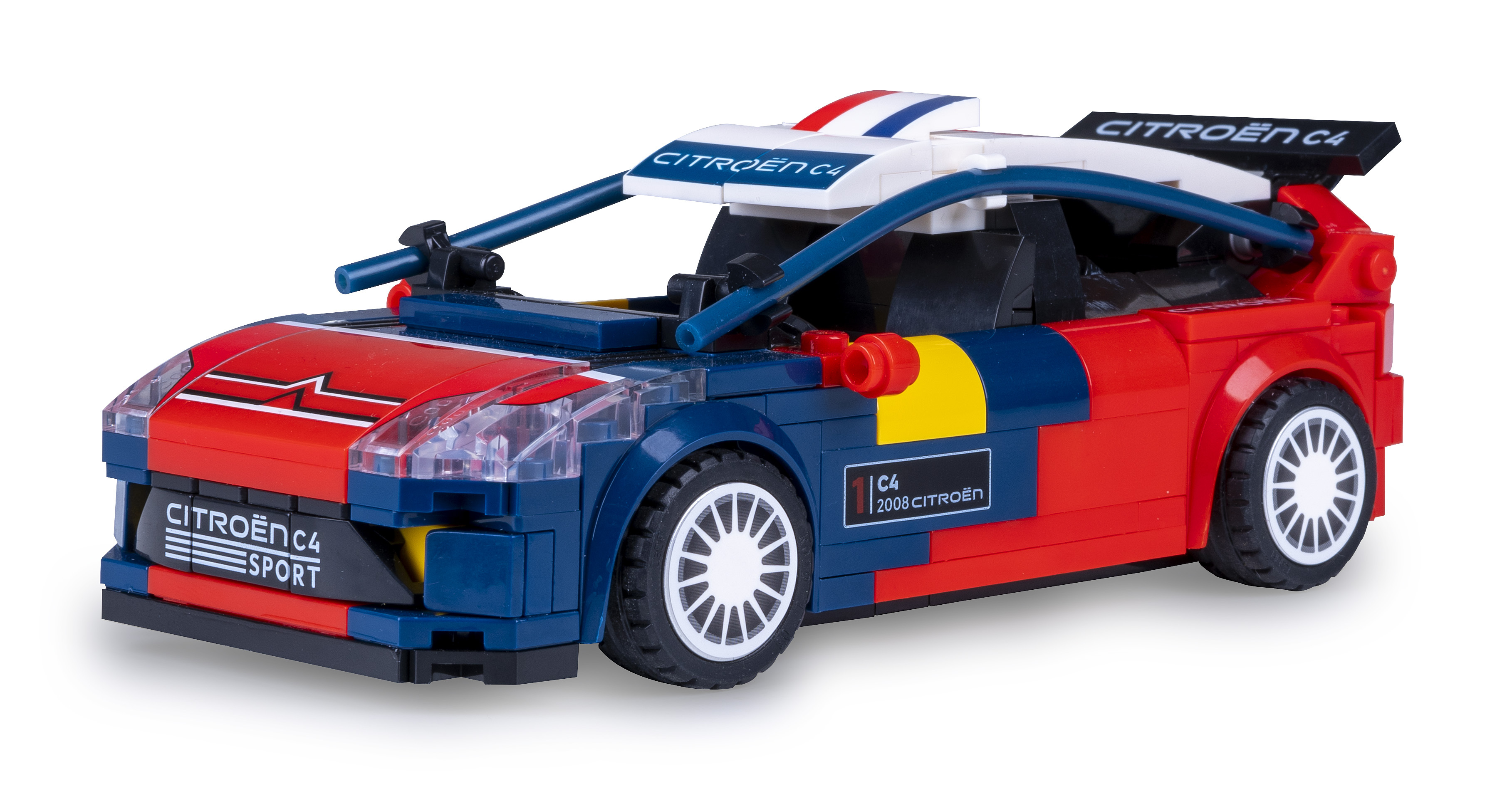 Jamara Germany CaDA Set C55033W 2008 Citroën C4 WRC 1:24 Bricks 402872