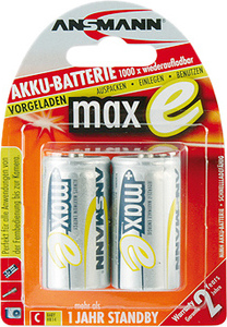 Ansmann 4500mAh maxE, 4500 mAh, Nickel-Metallhydrid (NiMH), 1,2 V 5035352/01