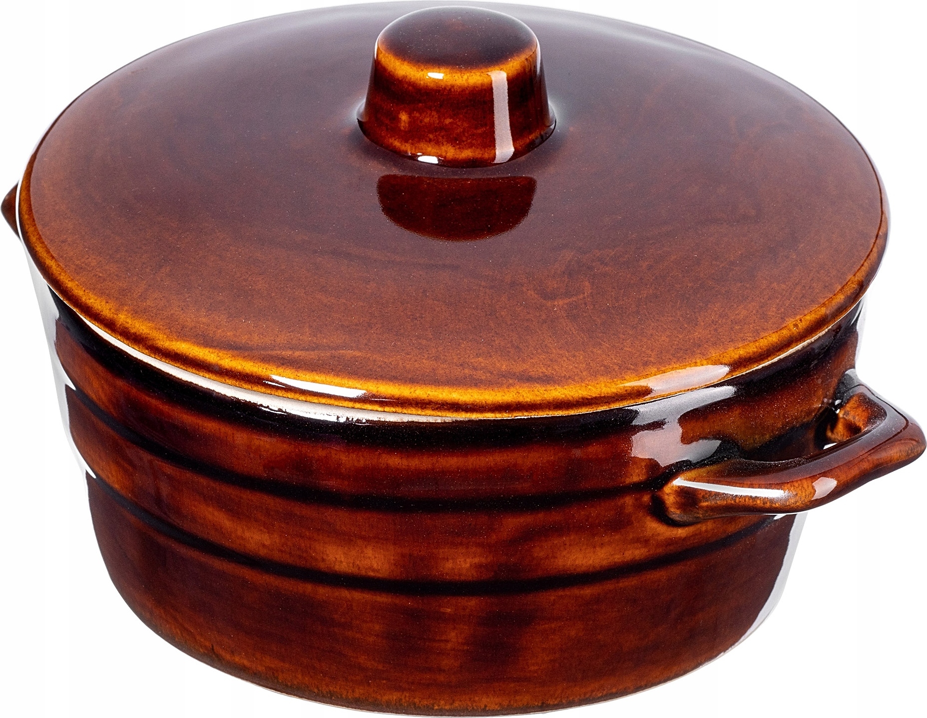 KADAX Gärbehälter für Hausbrauereien "Athena", Sauerkrautgärtopf, Tonfass, Topf 1L K8666