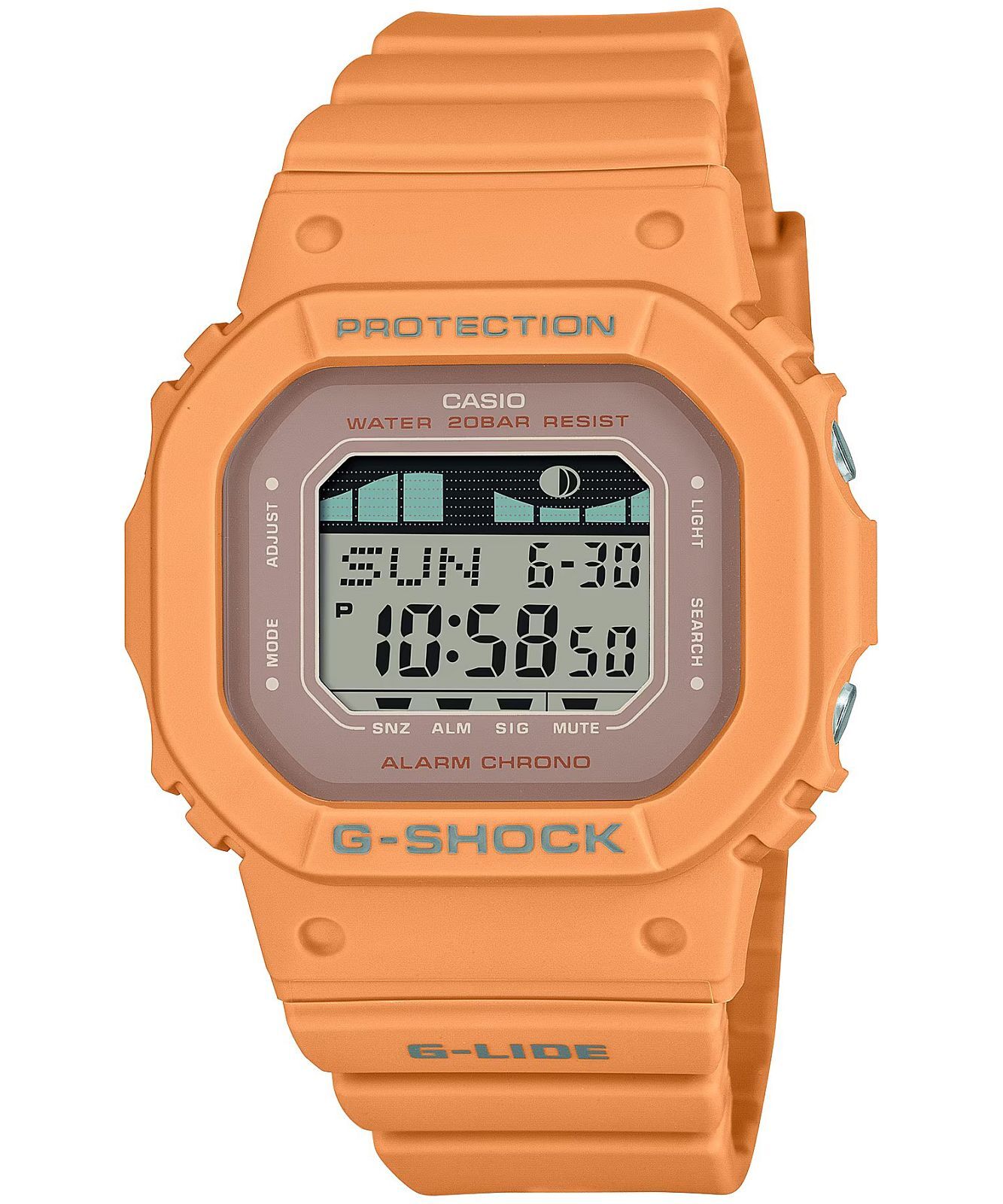 Dámske hodinky Casio G-SHOCK G-Lide Bluetooth Sync Step Tracker