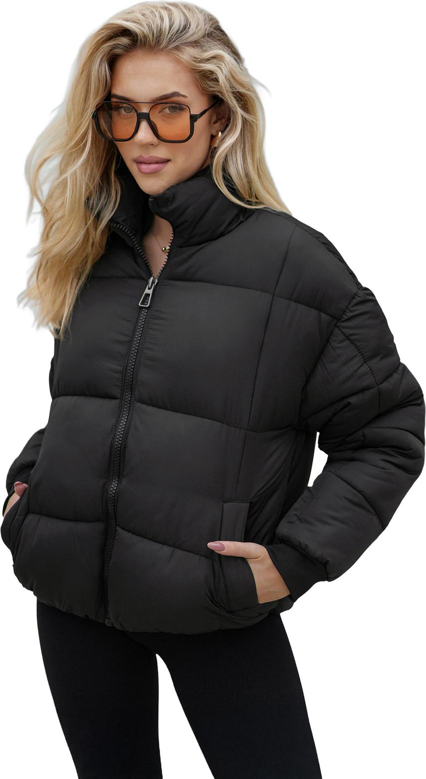 Damen Winterjacke Schwarz OZONEE JS/16M9288/392 L