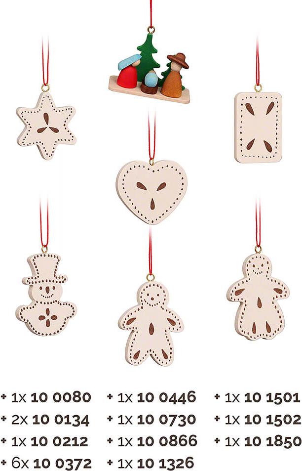 Christian Ulbricht GmbH Bestückung für Räucher-Adventskalender (4,5cm) von Christian Ulbricht