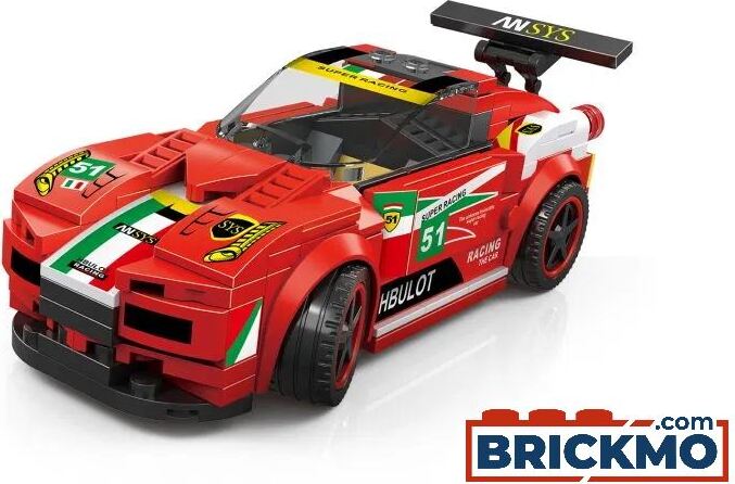 Wange Sportwagen rot 2875