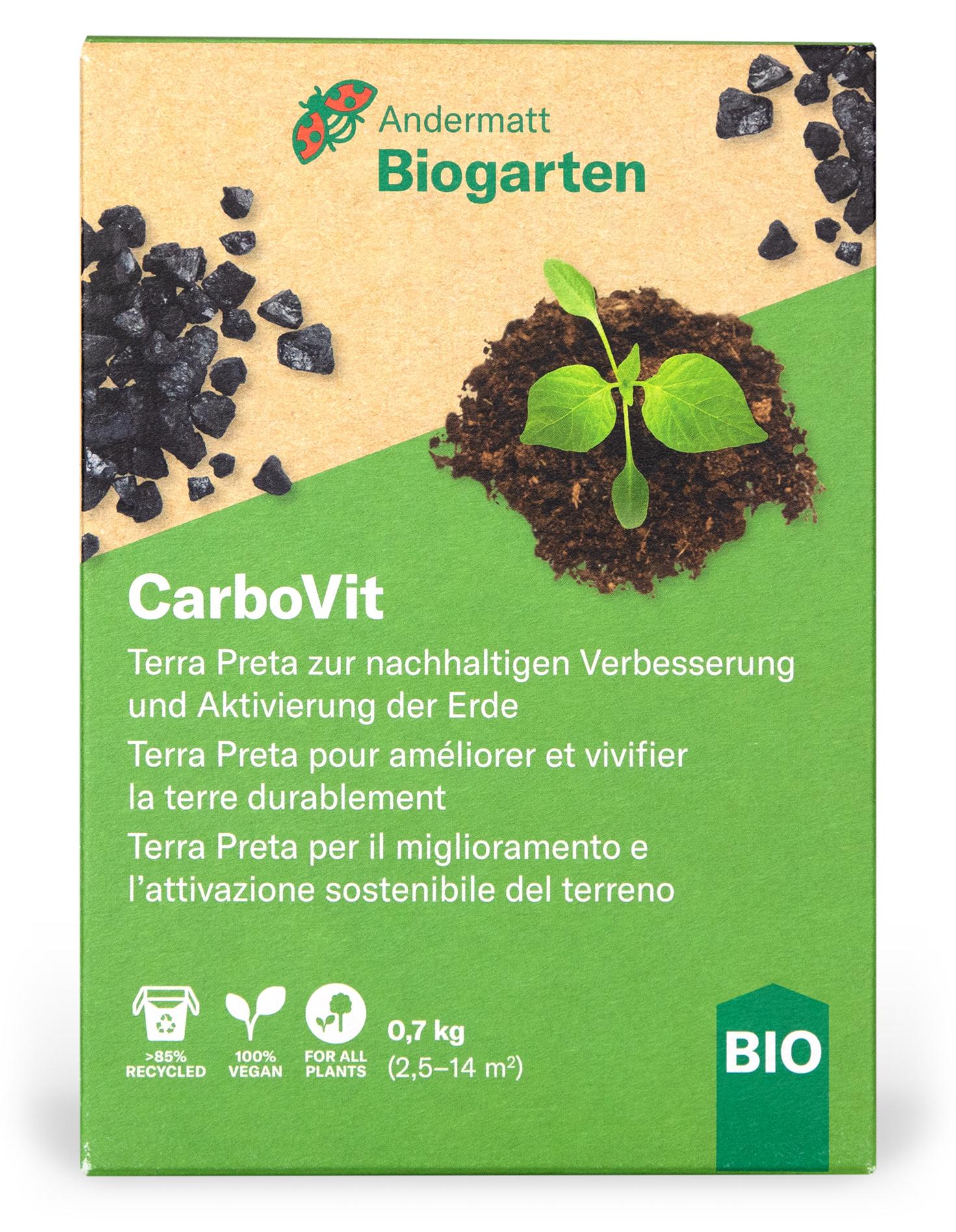 CarboVit (700 g) | Düngung und Bodenverbesserung von Andermatt Biogarten 4499G-ab