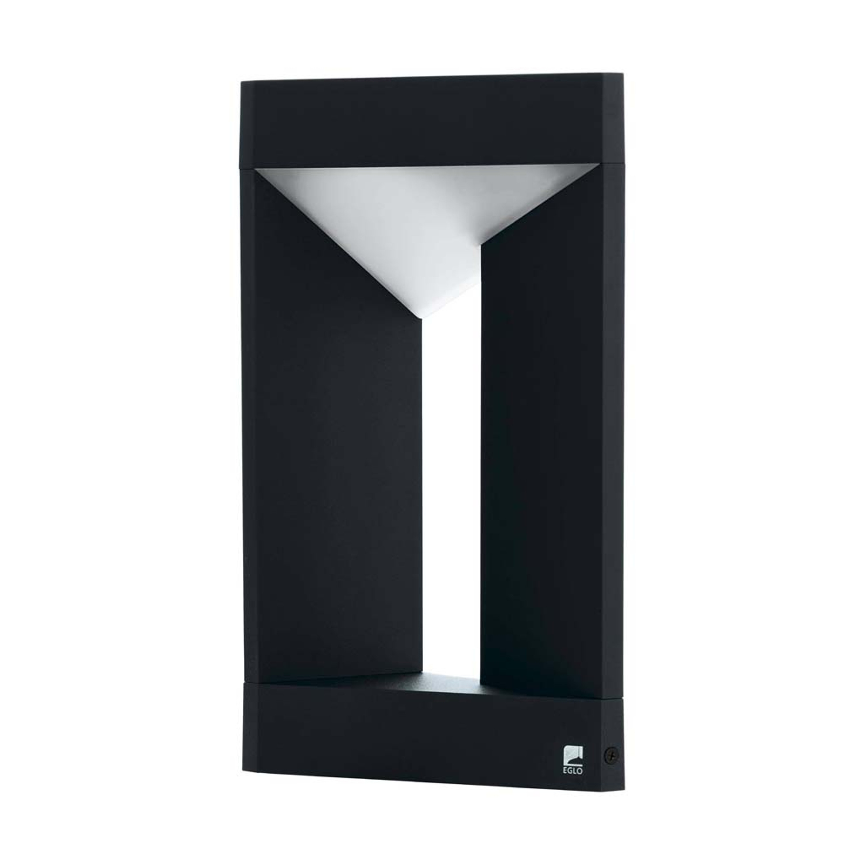 EGLO Nembro, Bodenbeleuchtung für den Außenbereich, Schwarz, Weiß, Aluminium, IP54, Fassade, I 98749
