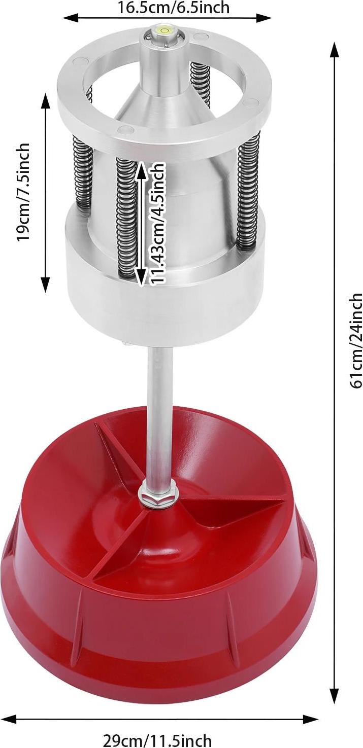 StarTech Rad- und Reifenwucht-Set - Radauswuchtgerät Werkzeugset - Heimgebrauch - Für PKW & leichte LKW - Metall - Mit Ventilwerkzeug und Skala - Rot