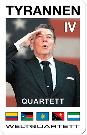 Weltquartett TYRANNEN-QUARTETT IV: Diktatoren-Kartenspiel mit schwarzem Humor