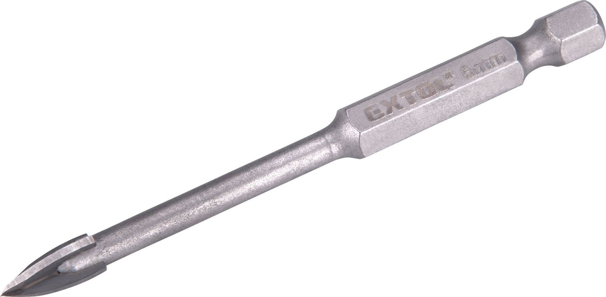 EXTOL PREMIUM Vrták na sklo a keramiku karbidový, O 6mm