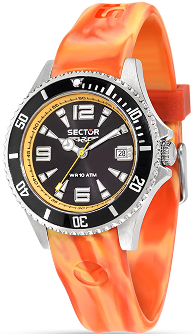 Sector Herren Uhrenbeweger Collection 230 Silikon orange R3251161022