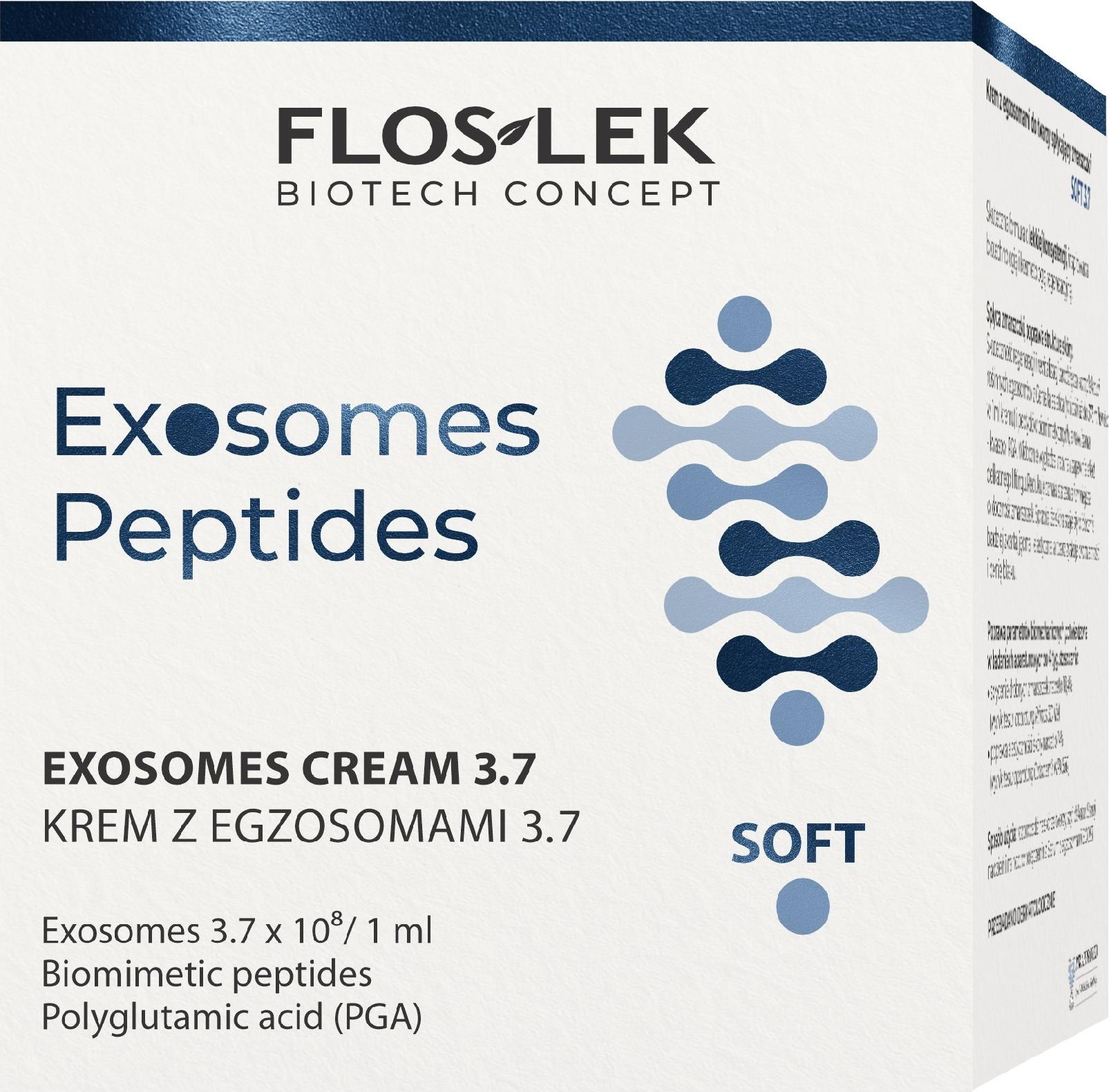 CARUNO FLOSLEK Exosomen-Peptide Faltenreduzierende Gesichtscreme mit Exosomen