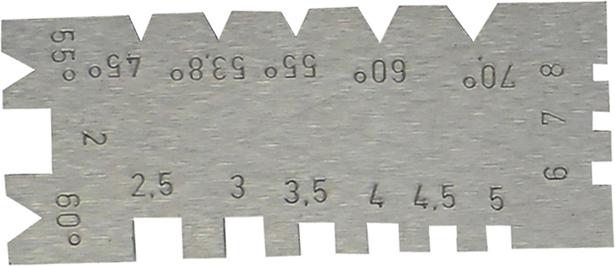 LIMIT Gewindelehre 55-60° 25771007