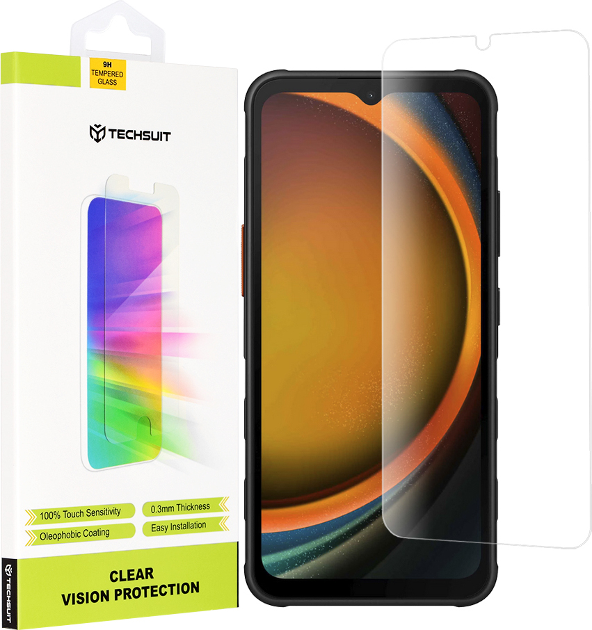 Ochranné sklo Techsuit Clear Vision Glass pre Samsung Galaxy Xcover 7 - transparentné
