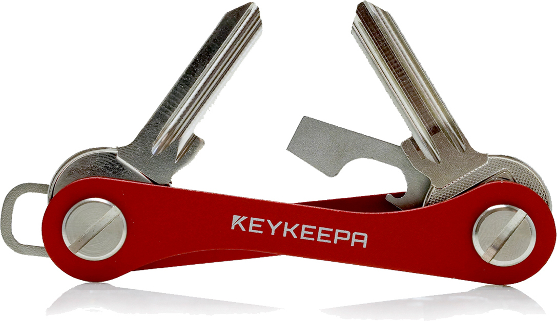 SELVA Keykeepa Aluminium für bis zu 12 Schlüssel, rot