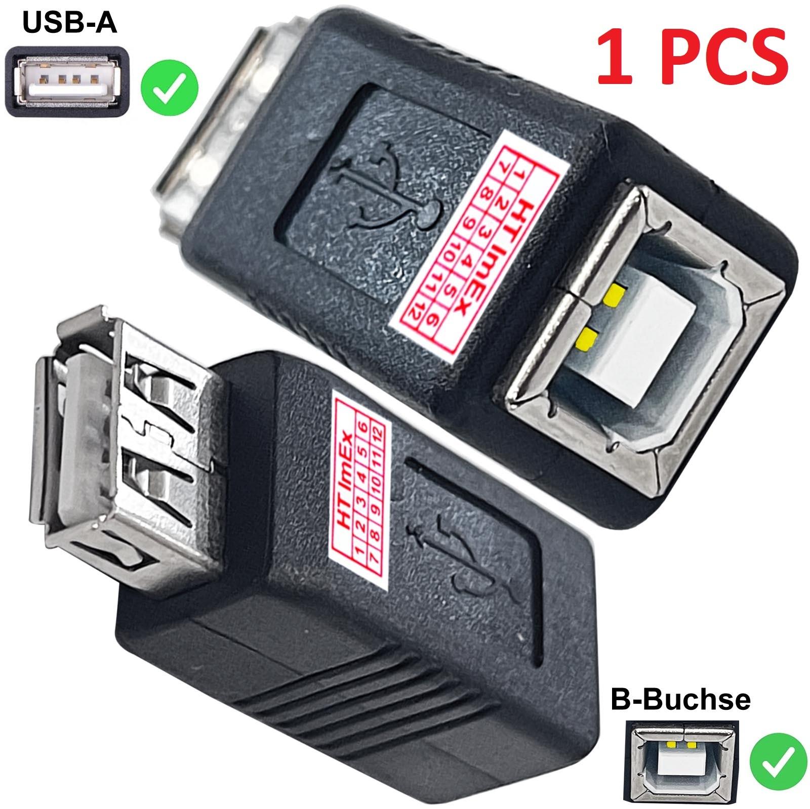HT ImEx Verlängerung Adapter USB A Buchse auf B Buchse - DE Schnelle Lieferung