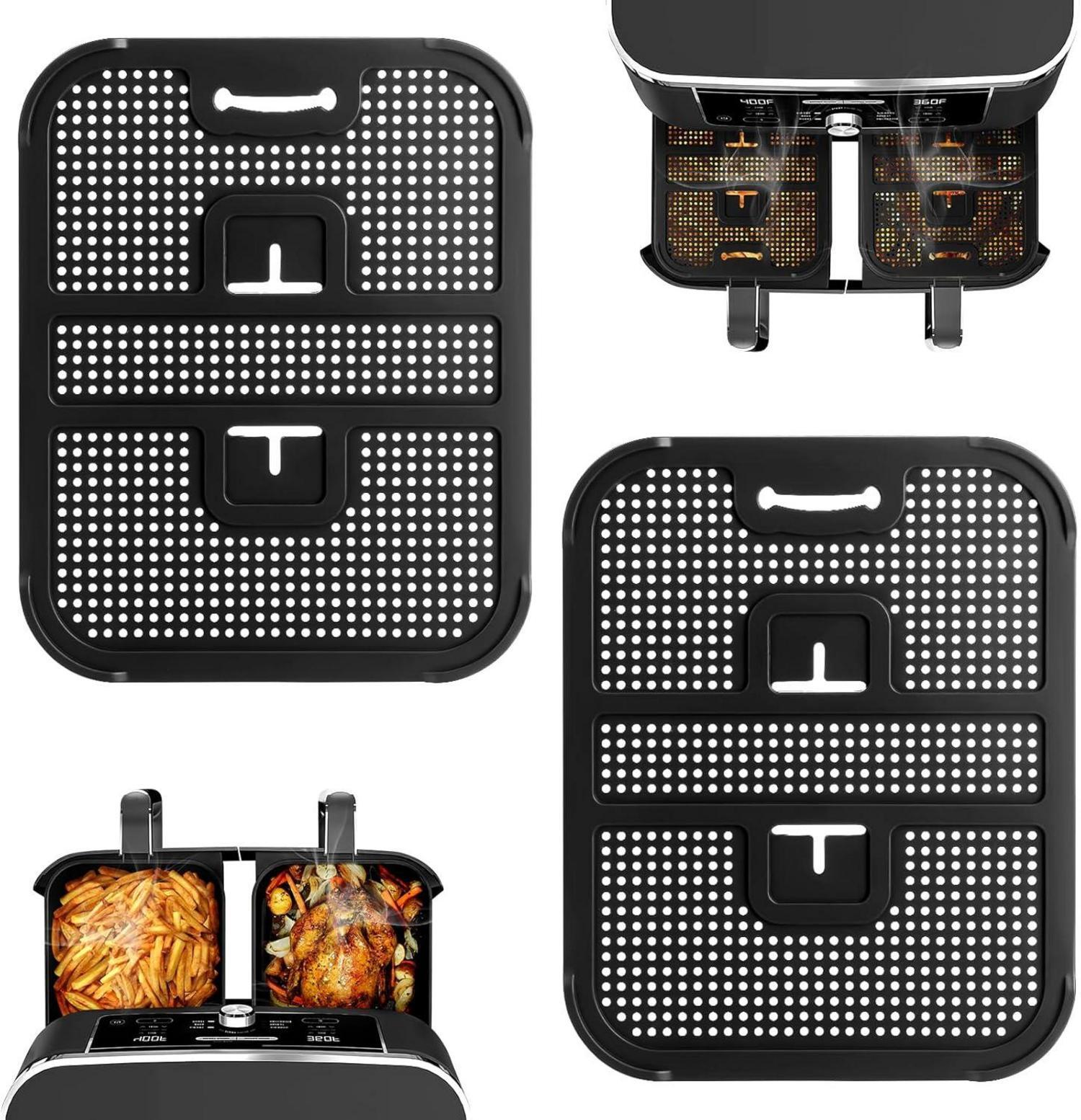 2 Stück Spritzschutz Für Ninja Foodi Max Dual Zone AF400EU/AF451EU