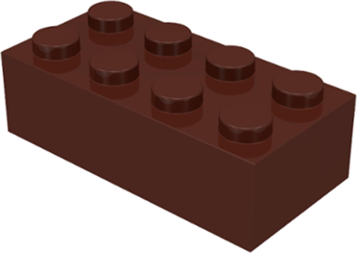 1 Stück LEGO, Teil Nr. 3001 in Braun I(Brown) 3001-Braun I(Brown)-1 Stück-026