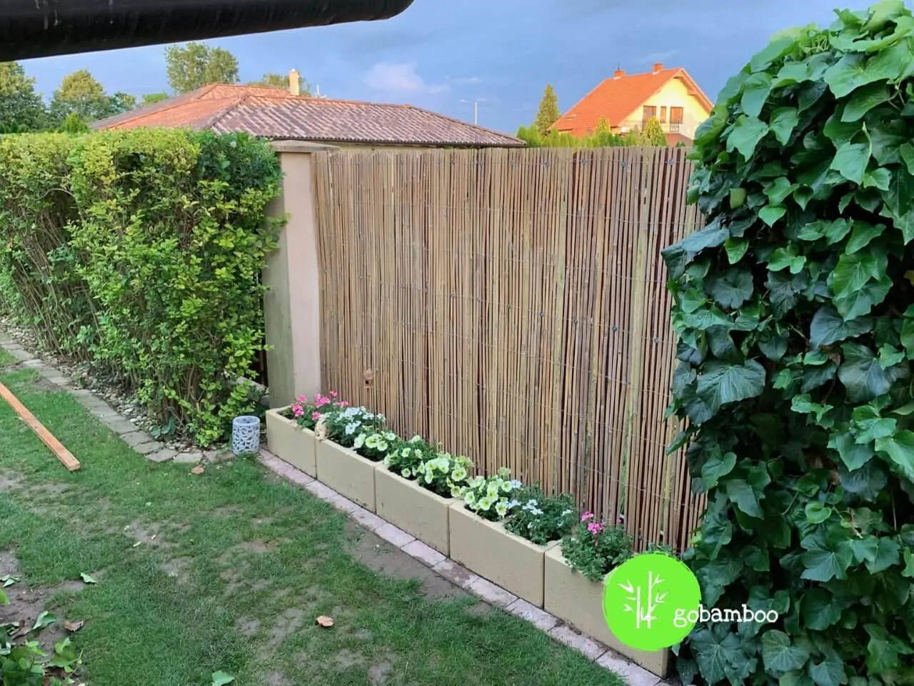 Bambusmatte Split 500 x 150 cm Gartenzune