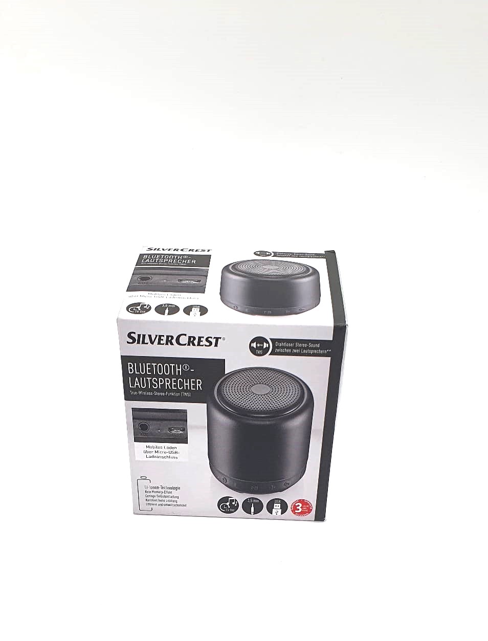 Lautsprecher SILVERCREST Mini Bluetooth SBL TW6 A2 True Wireless Stereo Funktion