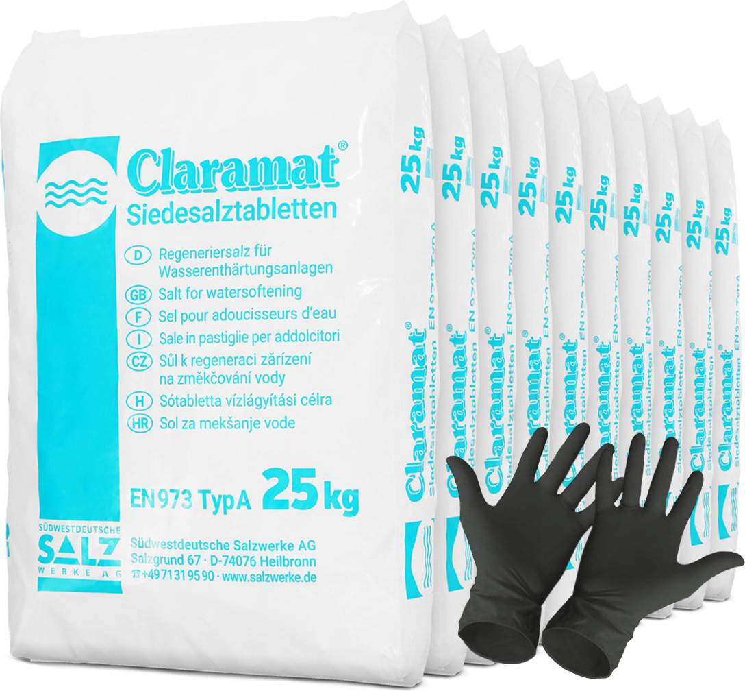 10x Claramat Siedesalztabletten | Sack (25 kg) - B0792YNLLR