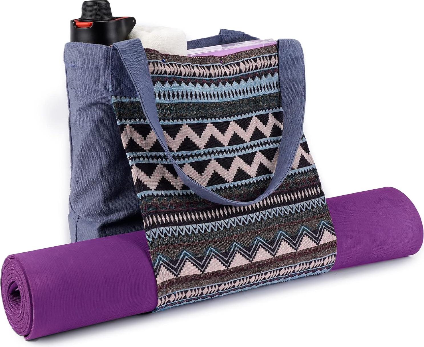 Thermikoa Yogatasche, Yogamatte Tasche, Yogatasche für Matte und Zubehör, Groß, Geräumig, Gym, Pilates Yoga Yoga-Zubehör, Yogamattentasche