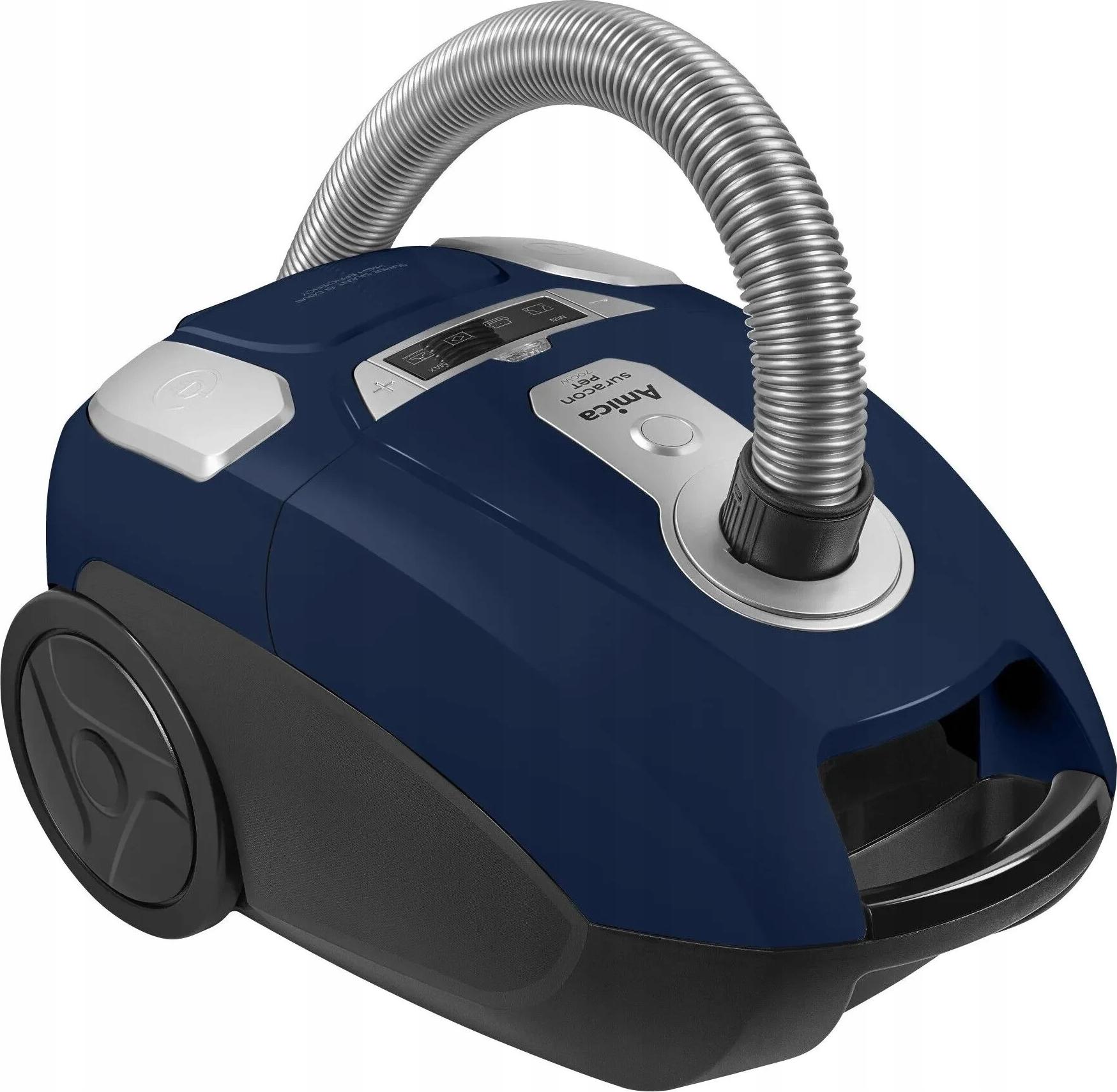 Amica Vm7003 Staubsauger Mit Beutel - Leise, Turbo-Bürste, Hepa-Filter, 700W